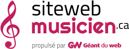 Conception web pour Musicien - Géant du web